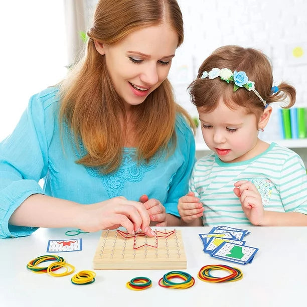 Geoprancha de Madeira Montessori