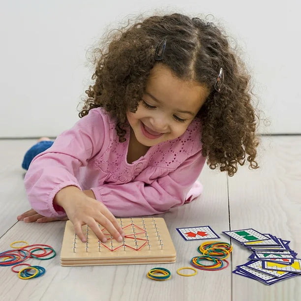 Geoprancha de Madeira Montessori