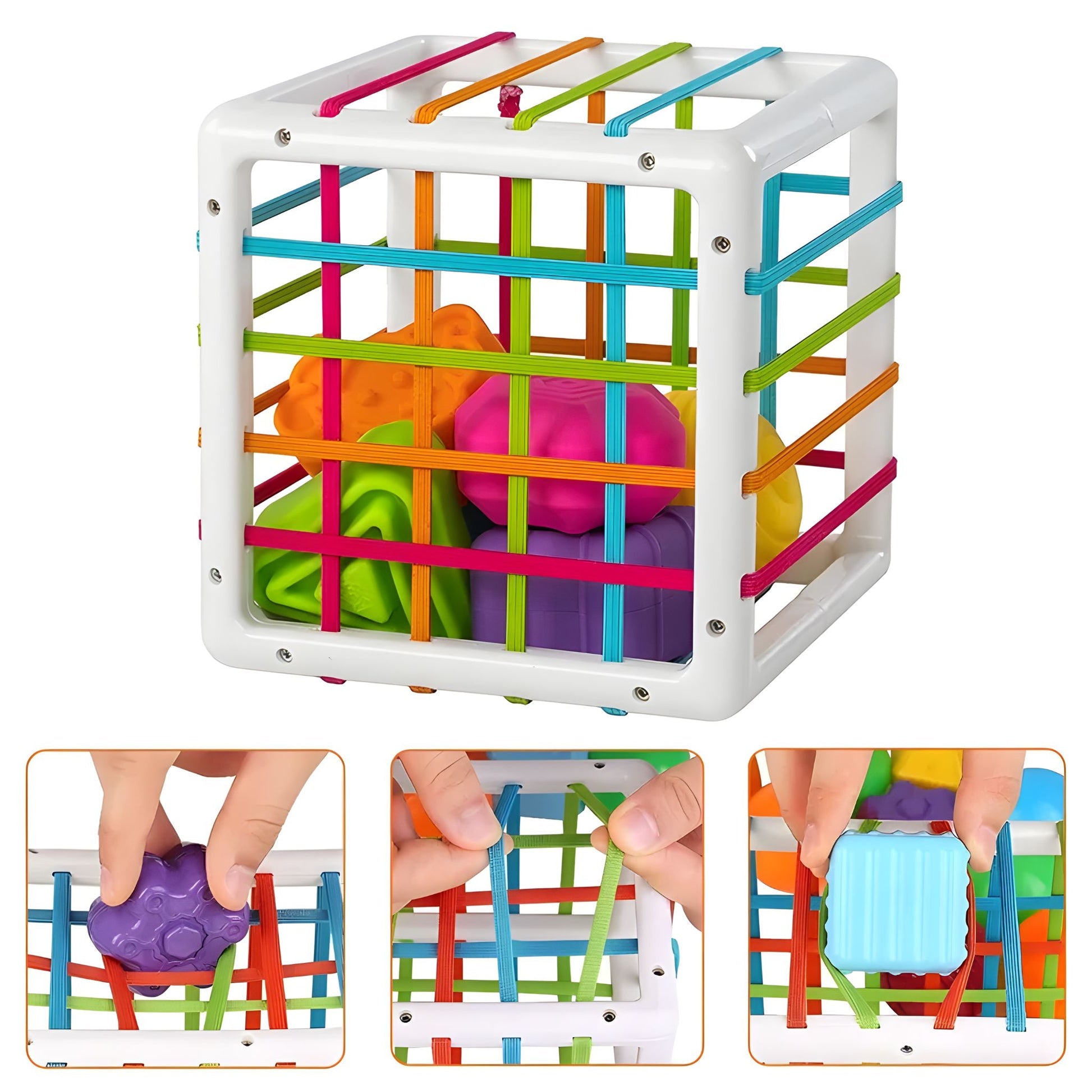 Blocos de forma Montessori